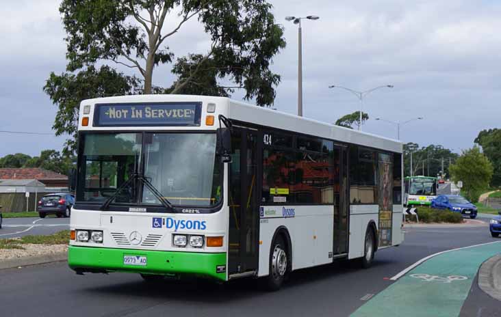 Dysons Mercedes O405NH Volgren CR221 424